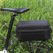 Driving electric car back seat bag tail bag Mountain bike rear shelf bag Hard shell bag Large folding bicycle bag box