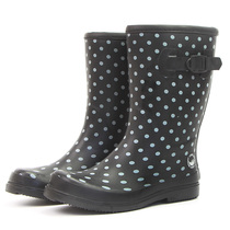 Rainshoe shoes and shoes female spring and summer Korean fashion cute flower cartridge anti-slip rubber shoes