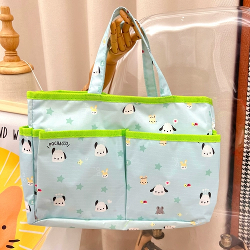 帕恰狗时尚女休闲手提包百搭纯色妈咪便携宝妈带娃外出便当手提包