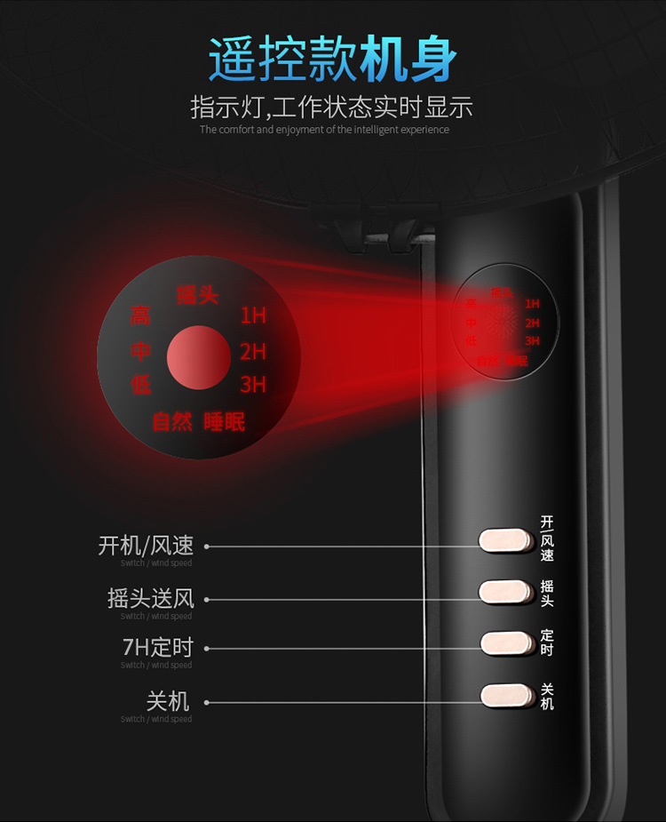 Quạt sàn điện quạt gia dụng quạt điện lắc đầu câm dọc máy tính để bàn dọc ký túc xá tiết kiệm năng lượng gió thời gian công nghiệp - Quạt điện quạt điều hòa aqua