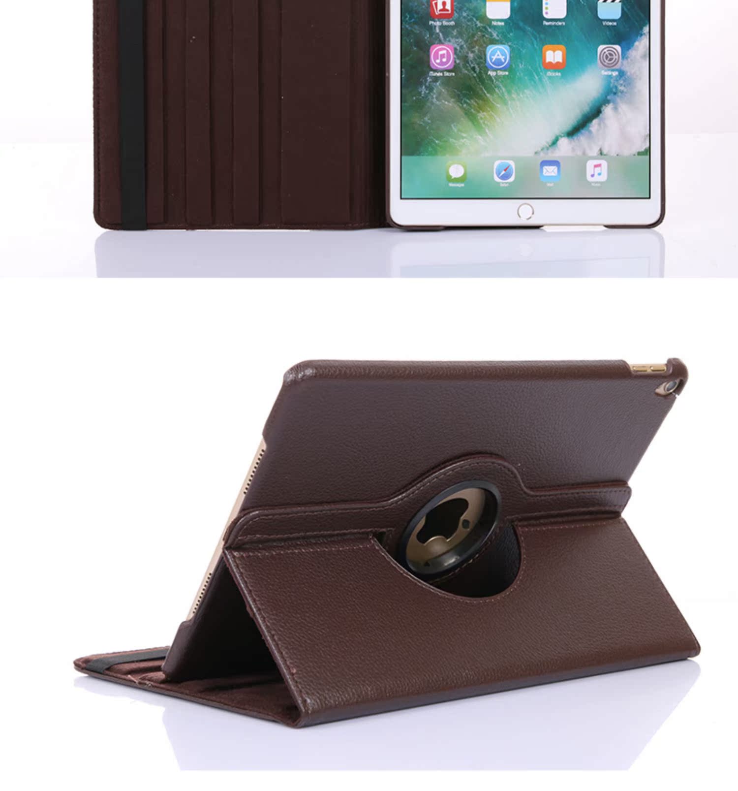 2019 mới ipad air3 vỏ bảo vệ lưới màu đỏ 10,5 inch bao da xoay sáng tạo Apple Pro10.5 tất cả đã bao gồm máy tính bảng ngủ đơn giản khung cá tính chống vỡ vỏ mỏng - Phụ kiện máy tính bảng ốp lưng ipad mini 4