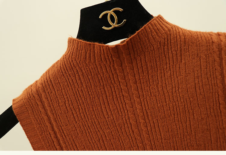 2018 mùa thu mới nửa cổ cao đan áo thun co giãn cao Slim mỏng không tay sling đáy áo sơ mi nữ quần áo thể thao nữ