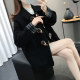 Early spring short coat women's spring and autumn double-sided woolen sweater autumn and winter 2024 new loose slim cardigan women's style