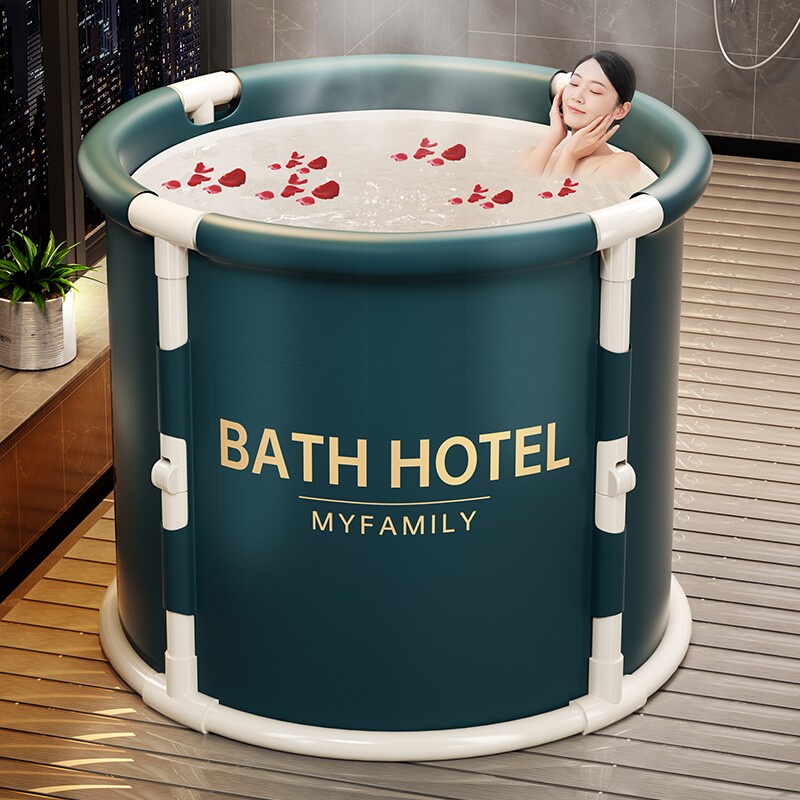 🌟 The new favorite for family bathing: the foldable bathtub that can be ...