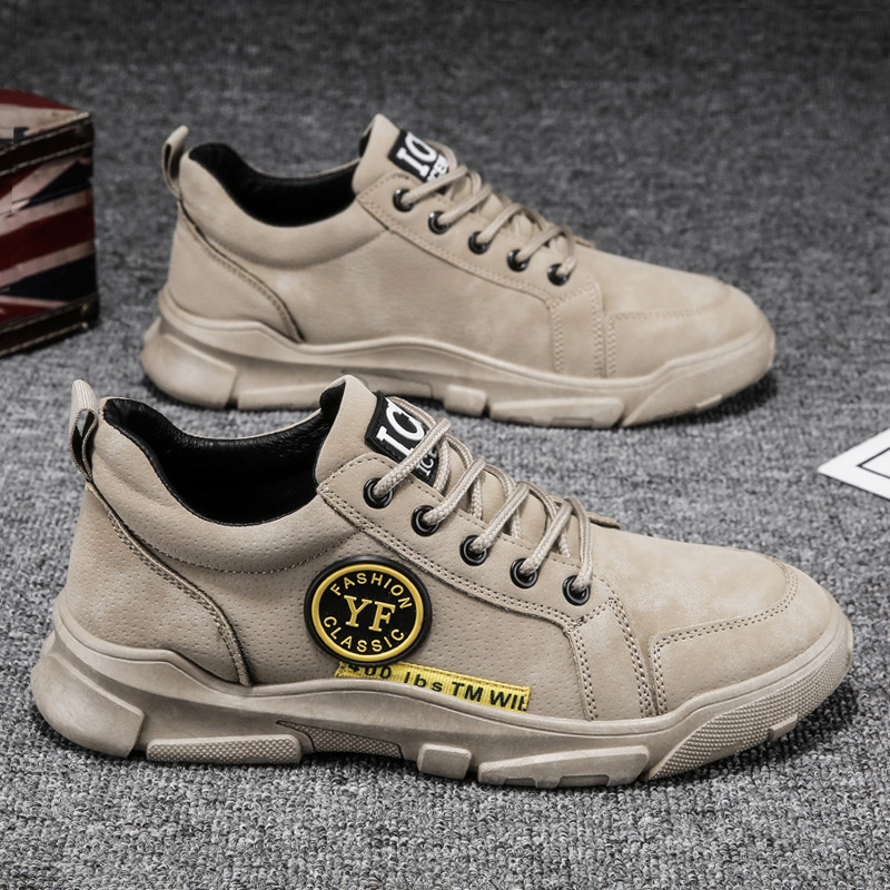 Labor insurance men's shoes 2022 new autumn waterproof and non-slip heightened sports and leisure work work wear-resistant construction site tide shoes