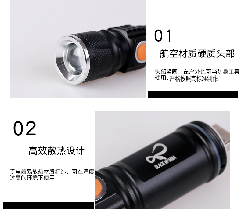 T6 công suất cao đèn pin xe đạp ánh sáng đèn pha xe đạp leo núi đêm cưỡi đèn chói đèn pin không thấm nước chiếu sáng ngoài trời đèn led pin sạc