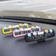 Car Temporary Parking Number Plate Cute Internet Celebrity Doll Car Moving Phone Plate Car Interior Decoration Car Moving Ornaments