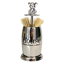 Stainless steel toothpick box household high-end creative new push-type toothpick box high-value automatic pop-up toothpick box