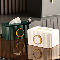 Paper Towel Box Living Room Upscale Light Extravagant Multifunction Crammy Remote Control Containing Box Home Tea Table Bedroom Bedside Creativity