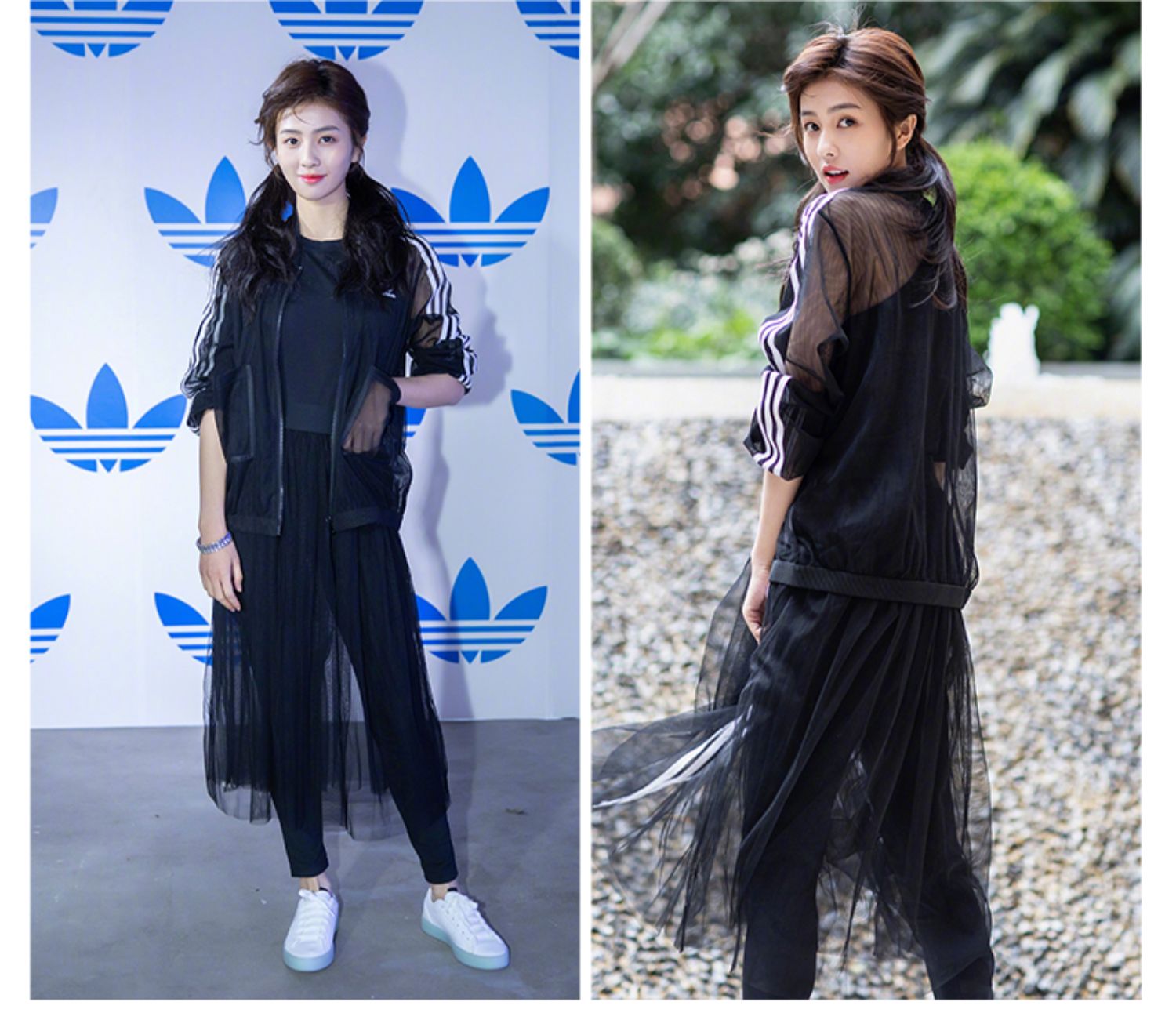 Adidas bé Adidas với váy voan cùng váy thể thao và giải trí của phụ nữ DX3696DW3889 - Trang phục thể thao đồ bộ the thao nữ quần ngắn