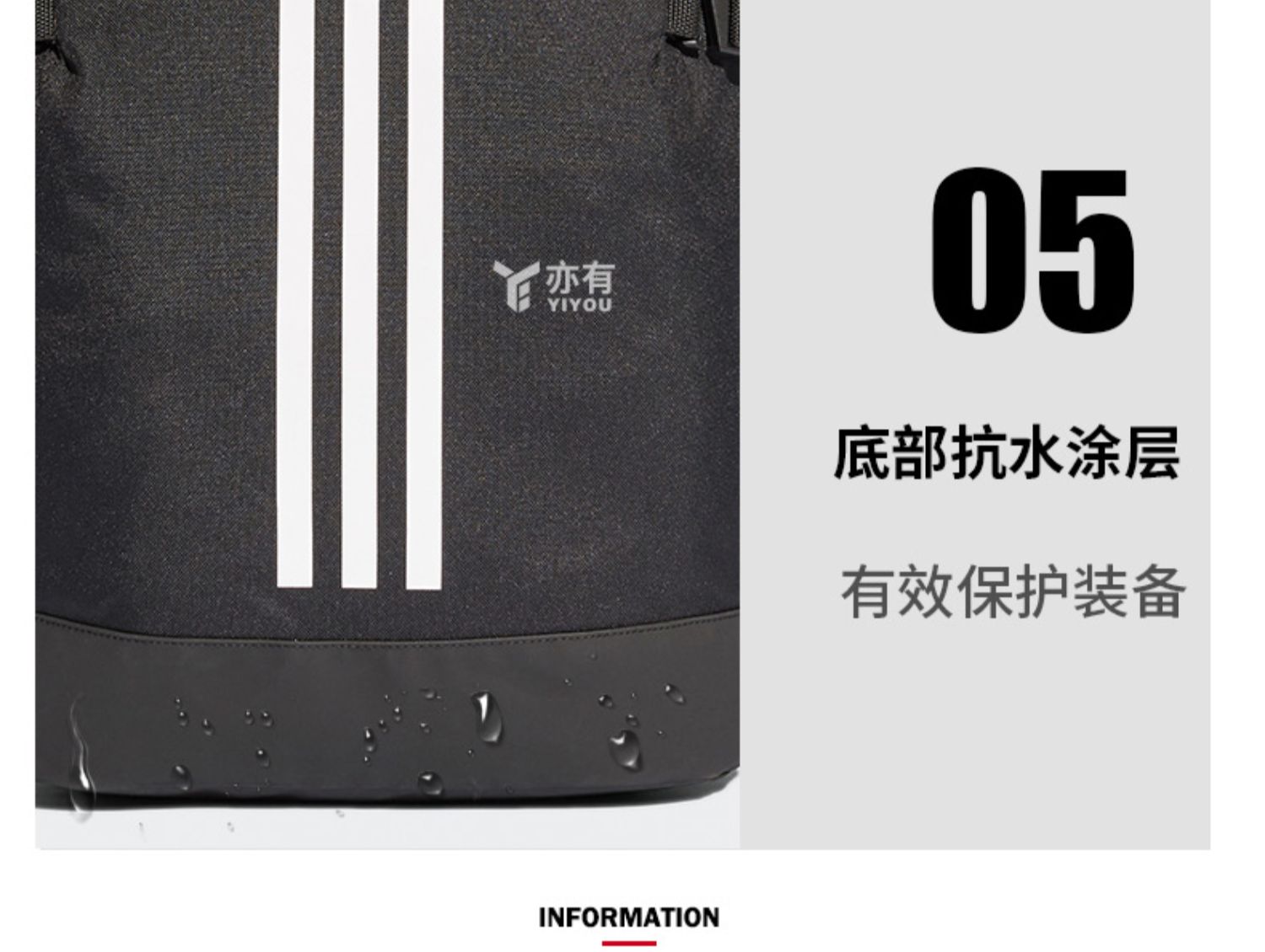 Adidas Adidas ba lô 2019 mới nam và nữ túi thể thao ba lô giản dị túi máy tính túi đi học BR5864 - Ba lô balo nam