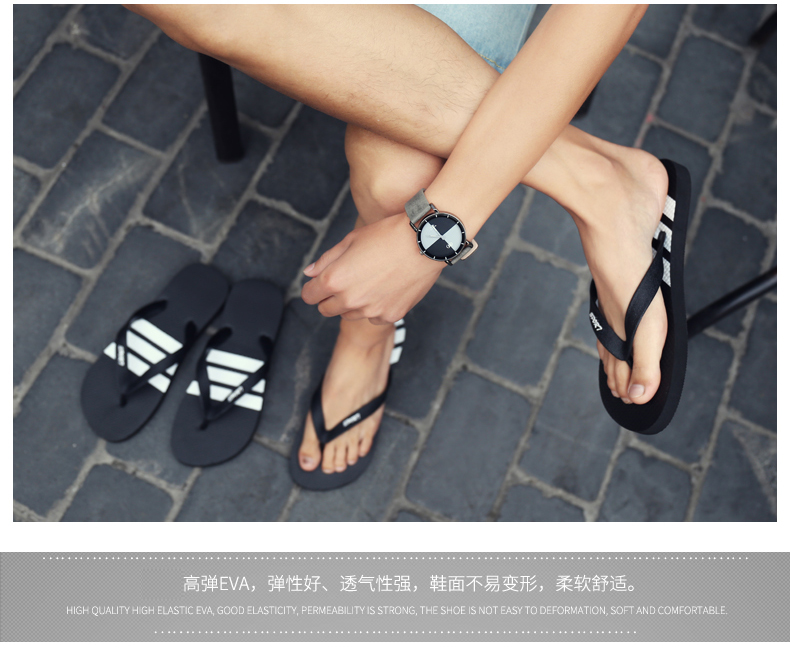 Dép xỏ ngón cá tính mùa hè mới sinh viên Anh thủy triều kéo không trơn trượt đôi giày đi biển dép nam thời trang dép dép nam quai ngang