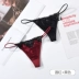 2 phụ nữ thong gợi cảm dải nóng quyến rũ áo thun đồ lót gợi cảm không có dấu vết lụa satin châu Âu và Mỹ