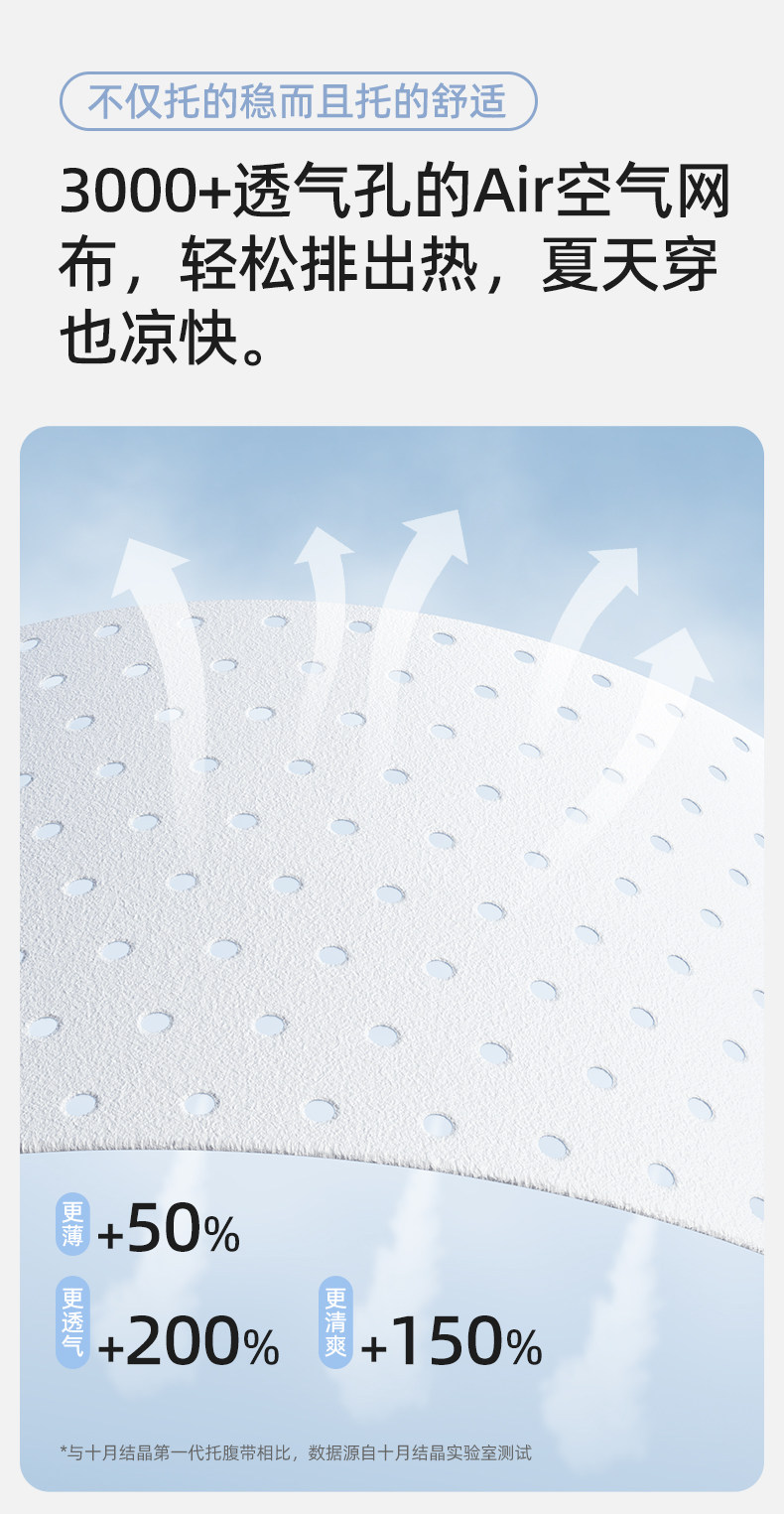 Бандаж 十月结晶反重力托腹带孕妇专用腹部腰托肚子背带透气排汗秒穿脱 October crystallization