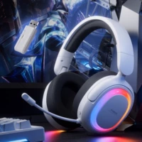 G91ProMax белый (беспроводное соединение 2.4G USB+Bluetooth+проводное+беспроводное соединение TYPE-C с четырьмя режимами)
