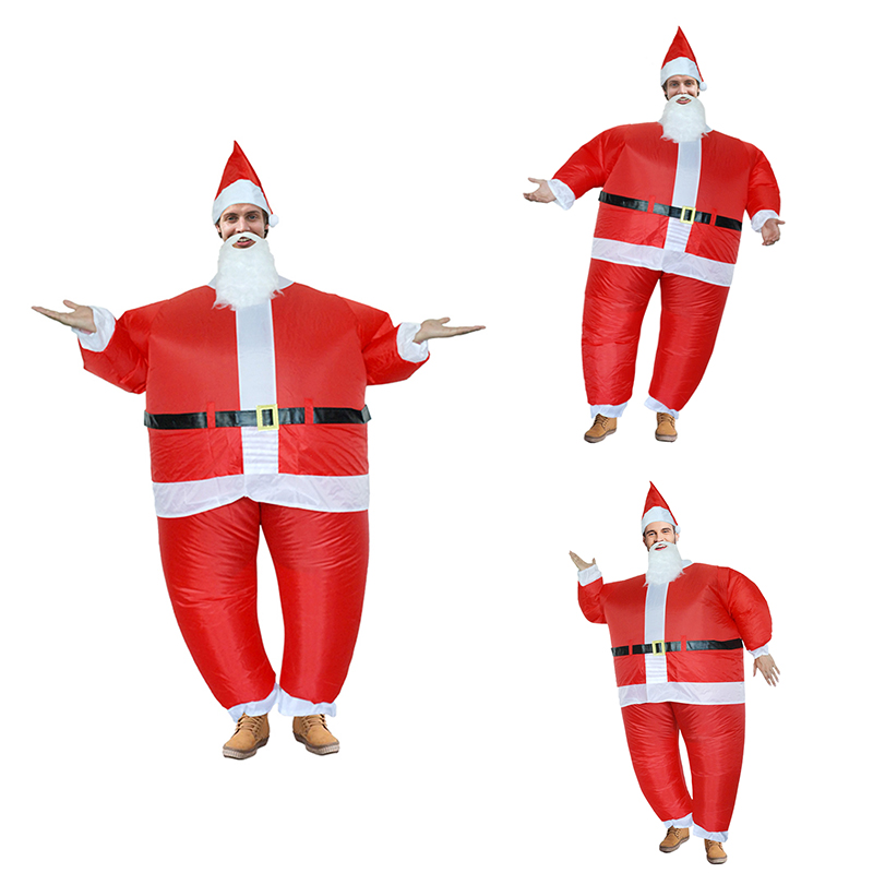 Christmas decorations Christmas old man's snowman inflatable clothing parent-child event Annual meeting Performance Costume Party Dress
