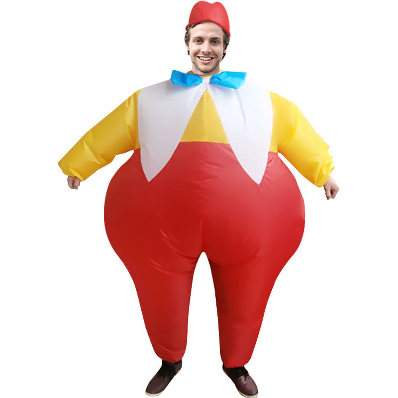 Annual meeting Creative inflatable clothes Playing Clown with Fat Son Cartoon People Puppet Costumes Funny Funny Cartoon Costumes