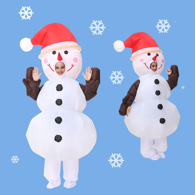 Christmas Inflatable Clothes Tree Fork Snowman Inflatables Annual Meeting Stage Performance Clothing Kartun People Occasional Party Dress