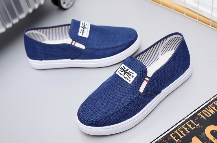 Giày nam mùa xuân Giày vải Bắc Kinh cũ Giày lười Giày thông thường Phiên bản Hàn Quốc của thủy triều giày anta