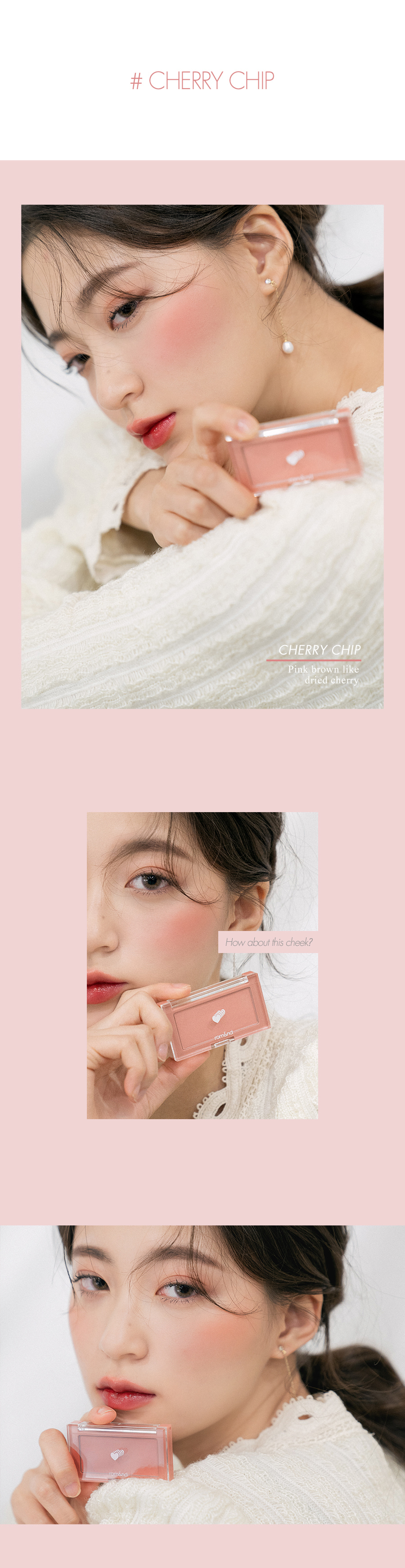 Điểm ROMAND Hàn Quốc 闵 伦 Thiên nhiên đơn sắc ửng hồng nhỏ giá rẻ 1 # 2 # 3 # 4 # 5 # - Blush / Cochineal phấn má innisfree