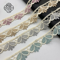 Curtain Accessories Lace Side water soluble edge splicing lace with edge inlaid side mantle headlining Pillow Handmade Clothing Foliage