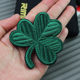 Plant Green Leaves Velcro Leaf Embroidery Personalized Embroidery Seal Velcro Badge Morale Badge Backpack Velcro