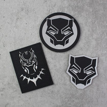 Boutique Black Panther Reflective Magic Label Reflective Tactical Badge of Personality Reflective Pattern