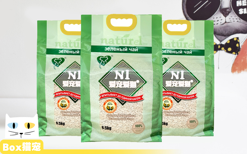 3 packs of whole box authorized N1 corn tofu cat sand corn cat sand 17 5 liters with dust-free toilet