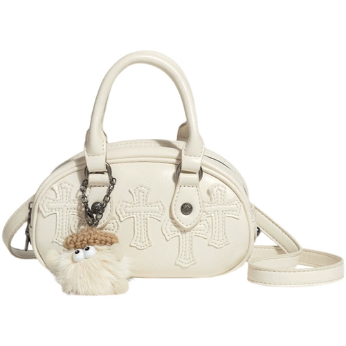 CAPIE & KURI NISHE Premium Bowling Women's Women's 2025 Новая весна и летняя универсальная сумка для подушки ручной работы с крестом