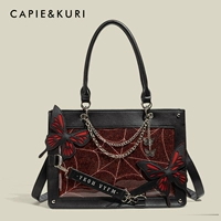 Черная и красная бабочка + галстук