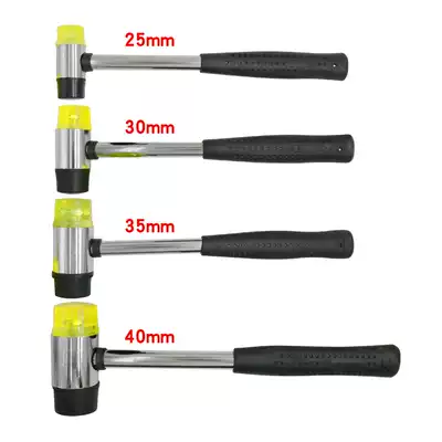 diy installation hammer rubber hammer multi-specification leather carving hammer soft hammer tile knocking rubber mallet protective hammer