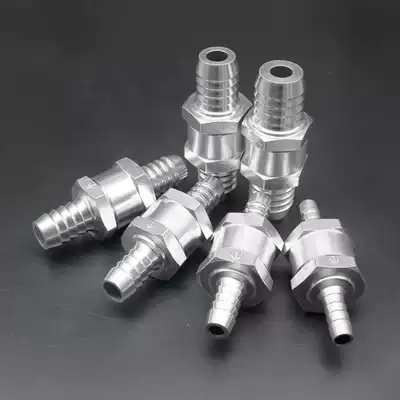 High quality aluminum alloy fuel check valve car oil circuit pagoda quick plug check valve high temperature resistant gasoline diesel type