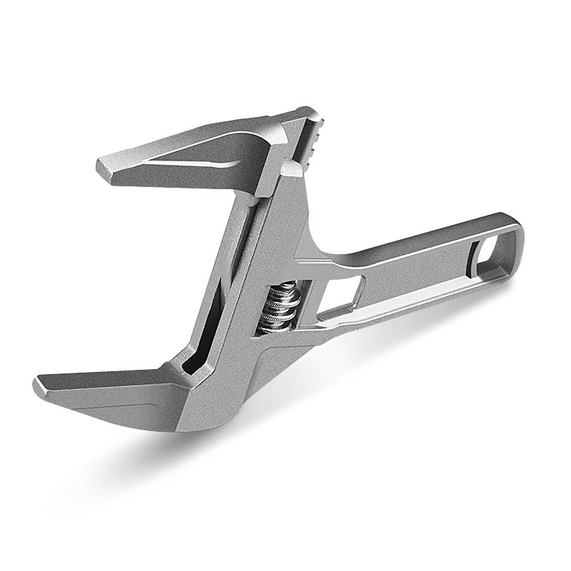 Active Wrench Large Opening Universal Industrial Grade Pipe Tongs Water Pipe Special Multifunction Suit Living Opening Wrench Bathroom plate
