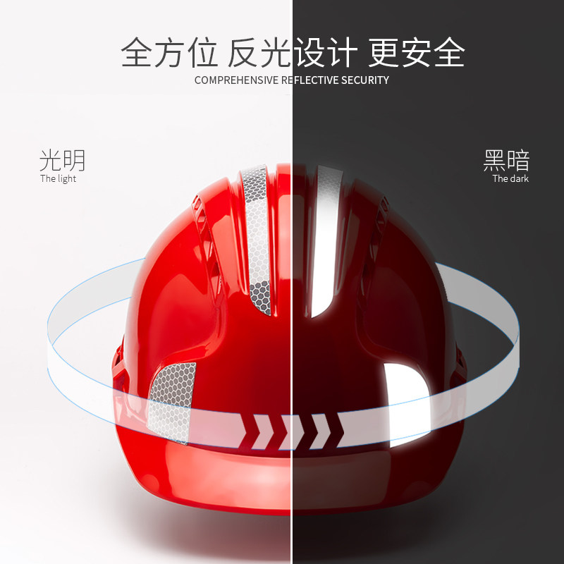 Safety helmet for men on construction sites, thickened and breathable, specifically designed for lea