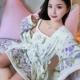 Đồ ngủ nhung san hô của phụ nữ mùa thu và mùa đông dễ thương dày ấm áp phiên bản Hàn Quốc của công chúa áo ngủ flannel gợi cảm