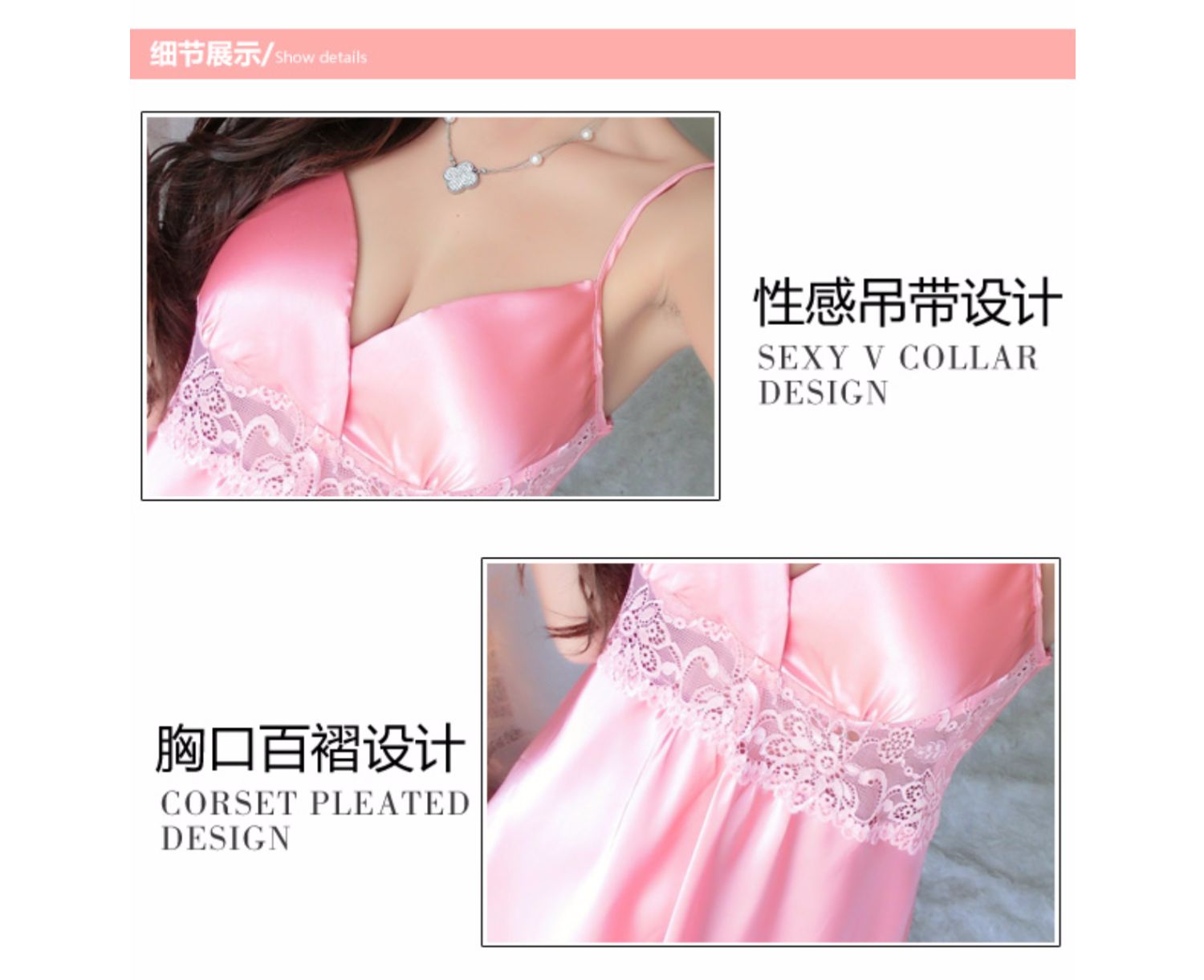 Mùa xuân và mùa hè phụ nữ lụa mỏng quai váy ngủ nữ cảm giác ren đồ lót mô phỏng váy lụa dịch vụ nhà - Đêm đầm váy ngủ đẹp