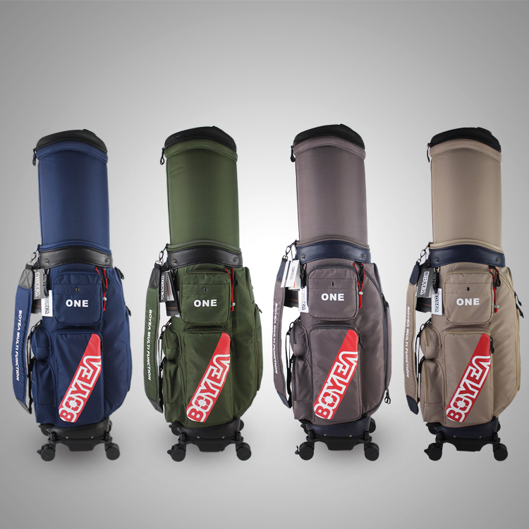 boyea golf bag telescopic ball bag nylon fabric universal four-wheel multi-function club bag