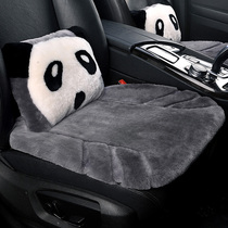 2021 new car seat cushion winter short wool wool wool one piece of wool cut warm thick three-piece single piece