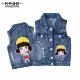 Áo vest denim mới cho trẻ em áo vest denim mùa xuân và mùa thu cho nam và nữ - Khác