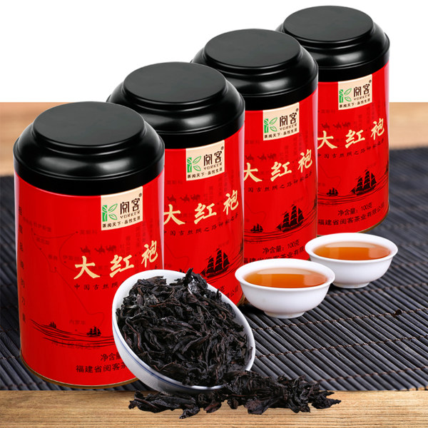 阅客 武夷山大红袍茶叶 100g罐装  天猫优惠券折后￥6.9包邮（￥66.9-60）