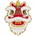 HALDER | Herodi Bản gốc "Sư tử hoàng gia Úc" Lion Dance Văn hóa và Sáng tạo Trâm Huy hiệu Phong cách Trung Quốc - Trâm cài