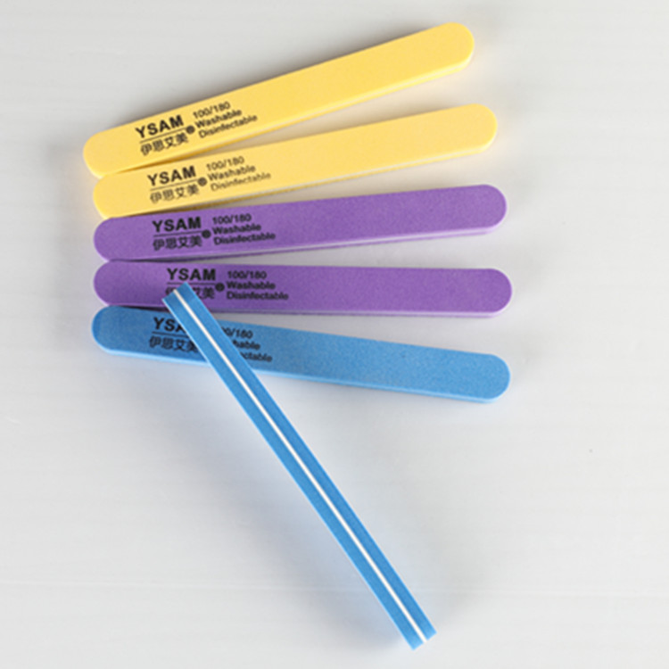 Mechia Tool Round Brut Sponge Bruising Professional Manicure Nail Filing Polished Frosted Strips