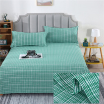 Special price Old coarse cloth sheets single student single double quilt single three-piece set 1 2 1 5 1 8 bed autumn and winter