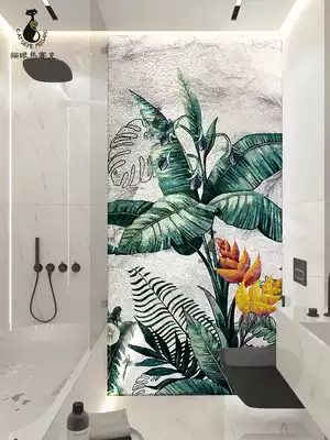 Cat's eye Nordic custom mosaic living room aisle porch fine cut painting dressing room parquet tile background wall