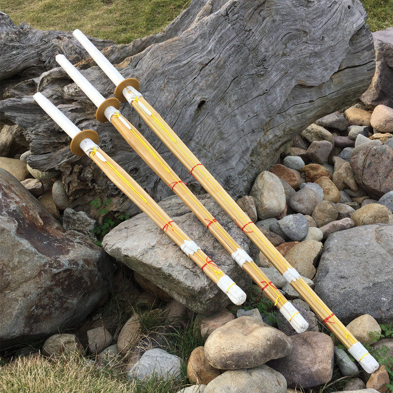 Kendo bamboo sword practice 39a flow adult children exercise Bushido aiki two bamboo sword girl cos shot not edged