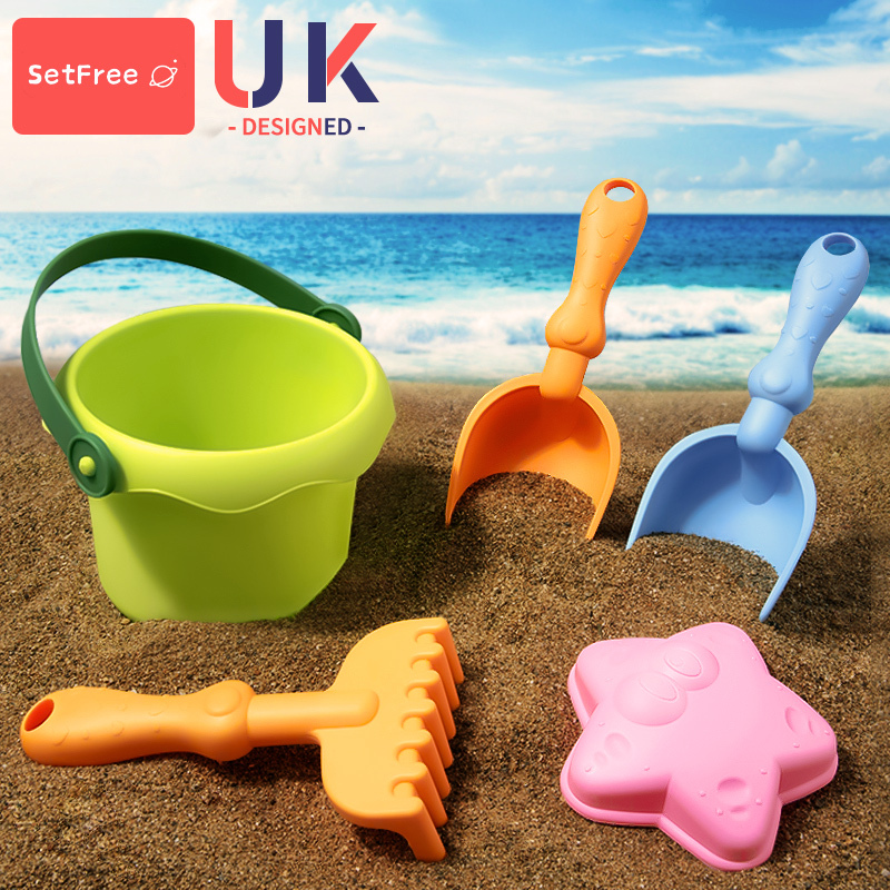 Children's Beach Toys Baby Beach Play Sand Digging Water Play Hourglass Outdoor Sand Digging Tools Shovel Bucket Set