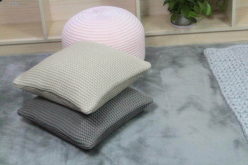 New products on the shelf cotton thick needle knitted wool cushion sofa bag decoration model room