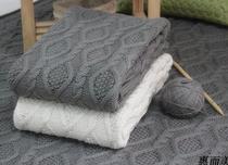 Factory direct foreign trade all nitrile imitation cashmere diamond blanket twist blanket twist blanket sofa blanket air conditioning is decorated