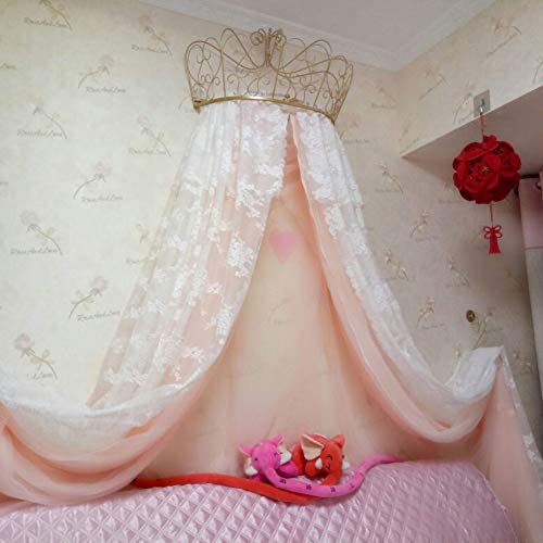 ins bed mantle Nordic minimalist princess wind nets 1 5m bed yarn mantle crown frame children round bed 1 8m bed double