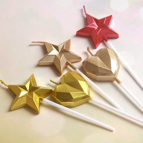 Запеченные торты декоративные INS, ромб, пентагональная алмазная любовь.